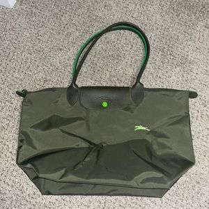 Army Green Longchamp Tote bag